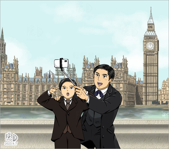 ロンドン記念写真